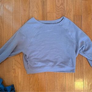 Pink Rose cropped sweatshirt size L